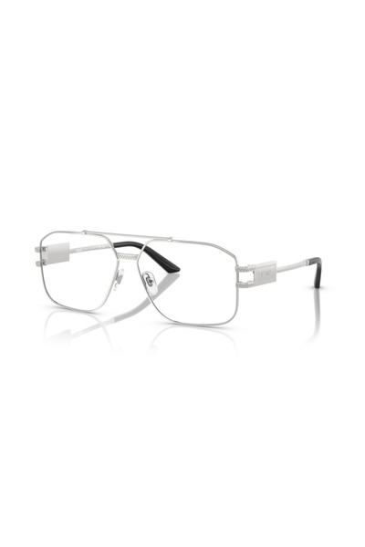 Versace Man Irregular Eyeglasses- Ve 1302 - Lense Size:57mm - Silver