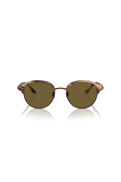 Giorgio Armani Man Phantos Sunglasses- Ar 8215 - Lense Size:52mm - Matte Brown Horn