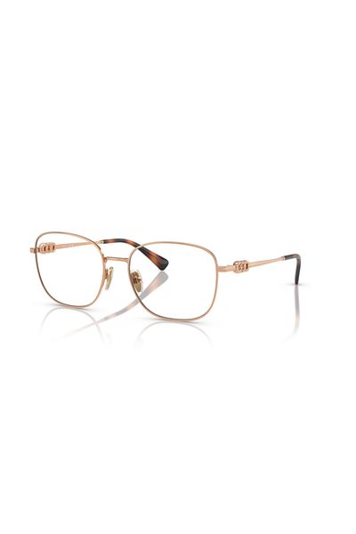 Vogue Woman Square Eyeglasses- Vo 4319b - Lense Size:52mm - Rose Gold