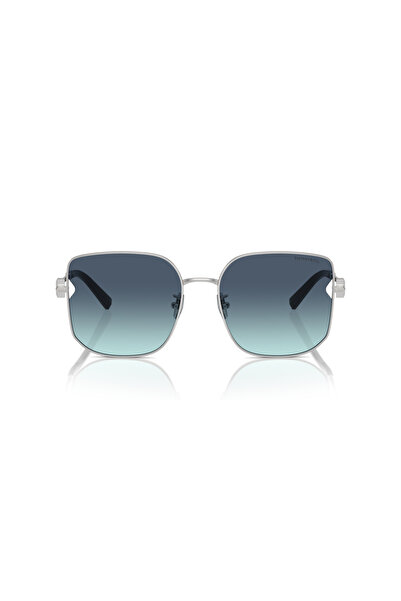 Tiffany Woman Square Sunglasses- Tf 3105d - Lense Size:58mm - Silver