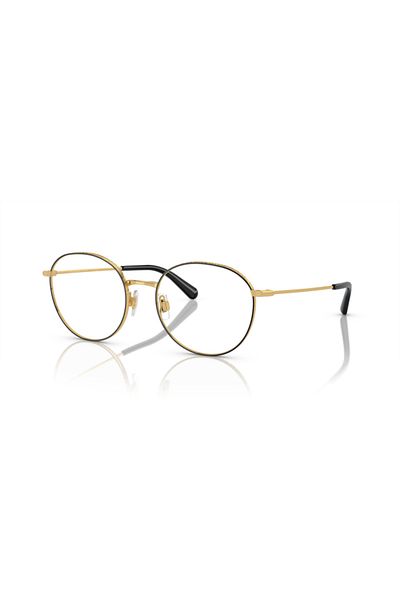 Dolce&Gabbana Dolce & Gabbana Woman Phantos Eyeglasses- Dg 1322 - Lense Size:53mm - Gold/black