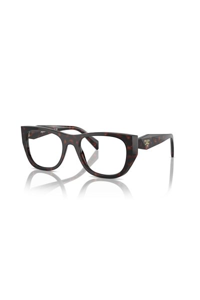 Prada Woman Irregular Eyeglasses- Pr A18v - Lense Size:50mm - Root Tortoise