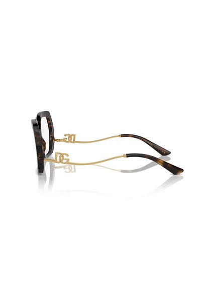 Dolce&Gabbana Dolce & Gabbana Woman Irregular Eyeglasses- Dg 3390b - Lense Size:56mm - Havana