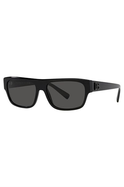 Dolce&Gabbana Dolce & Gabbana Man Rectangle Sunglasses- Dg 4455 - Lense Size:57mm - Black