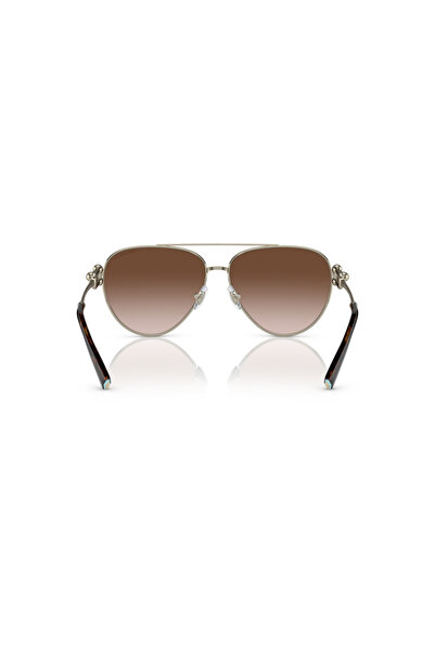 Tiffany Woman Pilot Sunglasses- Tf 3092 - Lense Size:59mm - Pale Gold