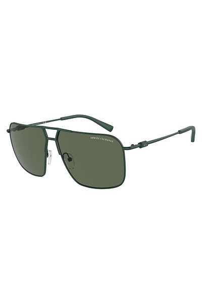 Armani Exchange Sunglasses Model 0ax2050s 60 6035/71 Green For Male
