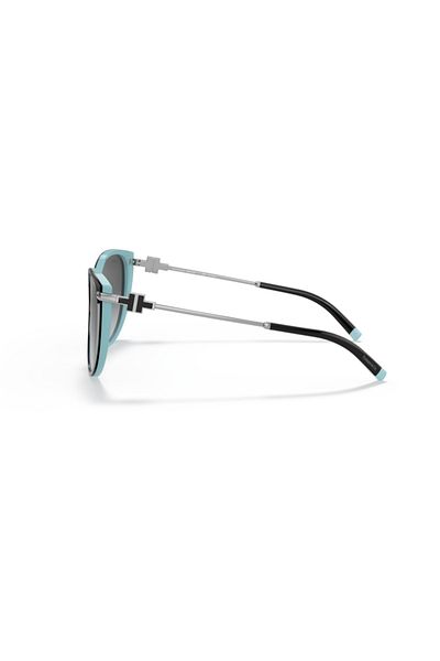 Tiffany نموذج 0TF4178 8055T357 أسيتات عين القطة أسود على أزرق تيفاني للإناث البالغات