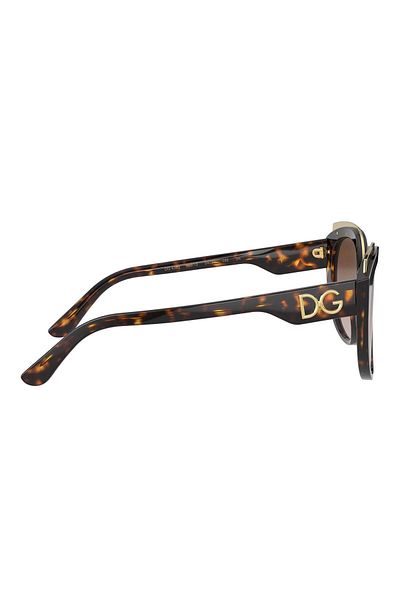 Dolce&Gabbana Dolce & Gabbana Woman Butterfly Sunglasses- Dg 4383 - Lense Size:54mm - Havana