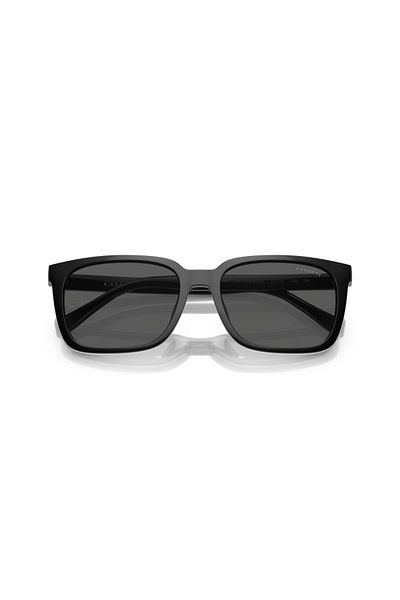 Coach Man Rectangle Sunglasses- Hc 8357u - Lense Size:57mm - Black Clear Gradient