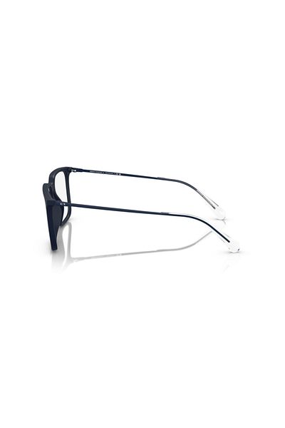 Armani Exchange Man Square Eyeglasses- Ax 3119 - Lense Size:55mm - Matte Blue