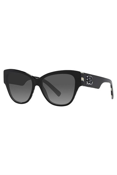 Dolce&Gabbana Dolce & Gabbana Woman Butterfly Sunglasses- Dg 4449 - Lense Size:54mm - Black On Zebra