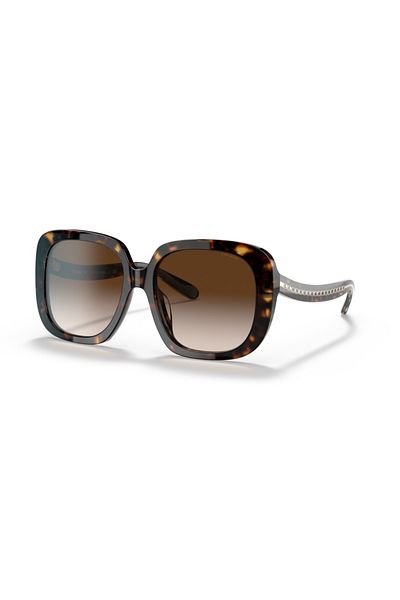 Coach Woman Square Sunglasses- Hc 8323u - Lense Size:56mm - Dark Tortoise