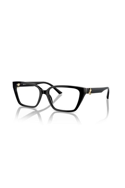 Jimmy Choo Woman Cat Eye Eyeglasses- Jc 3008 - Lense Size:53mm - Black