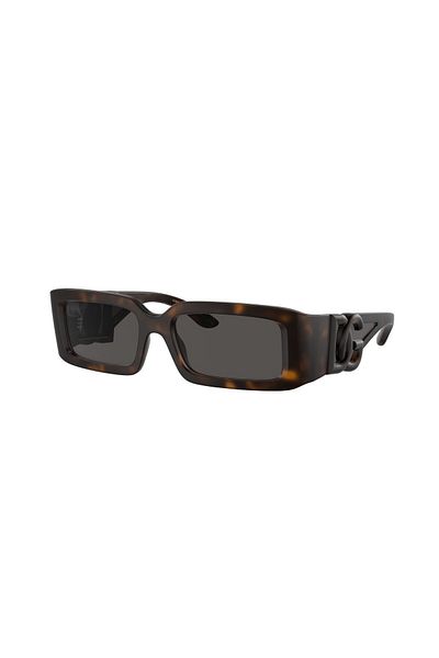 Dolce&Gabbana Dolce & Gabbana Unisex Rectangle Sunglasses- Dg 6197 - Lense Size:53mm - Rubberized Havana