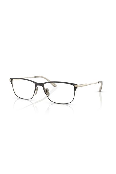 Prada Man Rectangle Eyeglasses- Pr 55zv - Lense Size:55mm - Matte Black