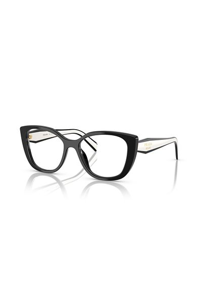 Prada Glasses Frame Model Pr B4v 16k1o151 Black For Woman