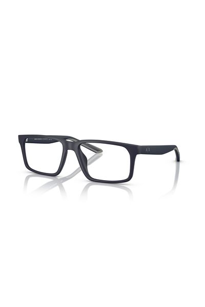 Armani Exchange Man Rectangle Eyeglasses- Ax 3118u - Lense Size:55mm - Matte Blue