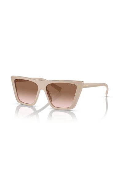 Prada Woman Butterfly Sunglasses- Pr 21zs - Lense Size:55mm - Powder