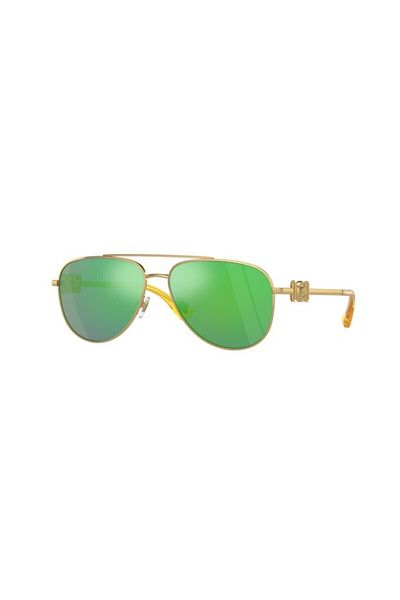 Versace Kids Woman Pilot Sunglasses- Ve 2002 - Lense Size:52mm - Gold
