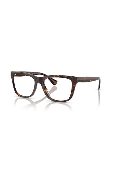Ralph Woman Rectangle Eyeglasses- Ra 7170u - Lense Size:53mm - Shiny Dark Havana