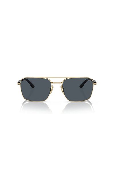 Prada Man Pillow Sunglasses- Pr 67zs - Lense Size:56mm - Pale Gold