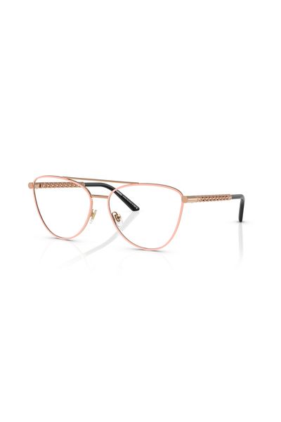 Versace Woman Cat Eye Eyeglasses- Ve 1296 - Lense Size:55mm - Pastel Rose