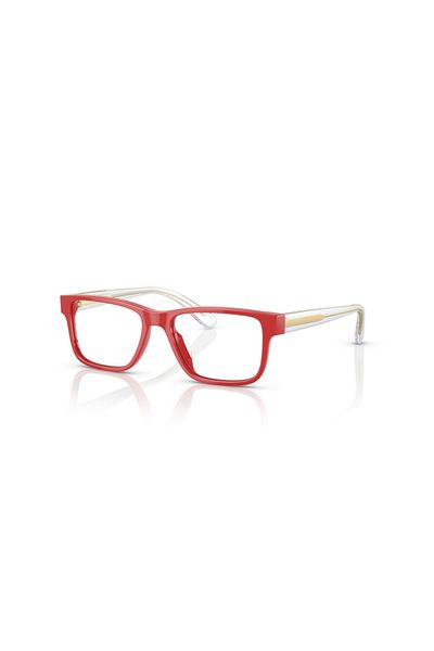 Versace Kids Man Rectangle Eyeglasses- Ve 3324u - Lense Size:45mm - Red