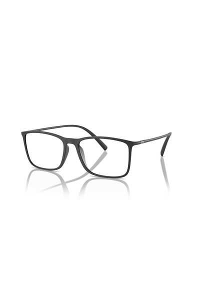 Giorgio Armani Man Rectangle Eyeglasses- Ar 7244u - Lense Size:53mm - Matte Grey