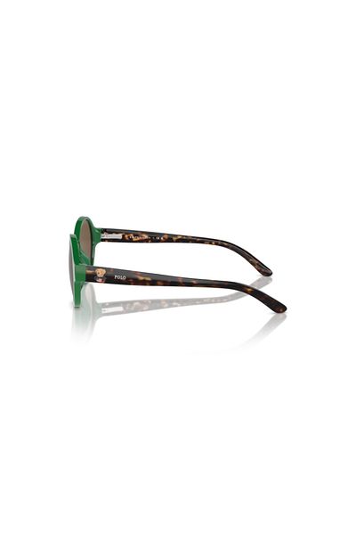 Polo 0PP9508U 61927344 Unisex Injected Shiny green Round full frame for Children