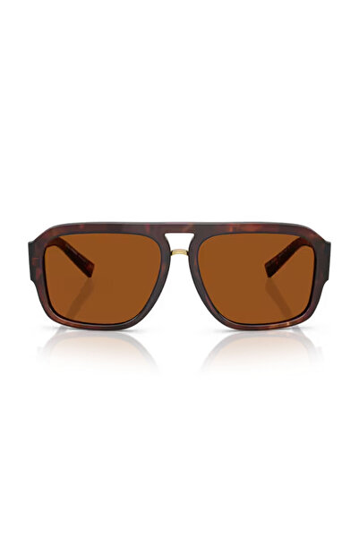 Dolce&Gabbana Dolce & Gabbana Man Pilot Sunglasses- Dg 4403 - Lense Size:58mm - Dark Red Brown