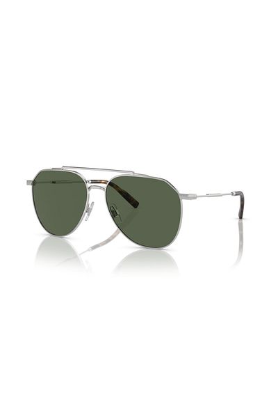 Dolce&Gabbana Dolce & Gabbana Man Pilot Sunglasses- Dg 2296 - Lense Size:58mm - Silver