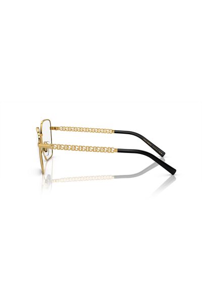 Dolce&Gabbana Dolce & Gabbana Woman Square Eyeglasses- Dg 1351 - Lense Size:54mm - Gold/black