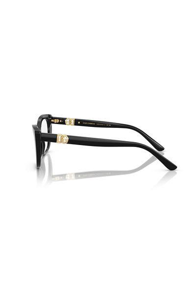 Dolce&Gabbana Dolce & Gabbana Woman Cat Eye Eyeglasses- Dg 3398 - Lense Size:54mm - Black