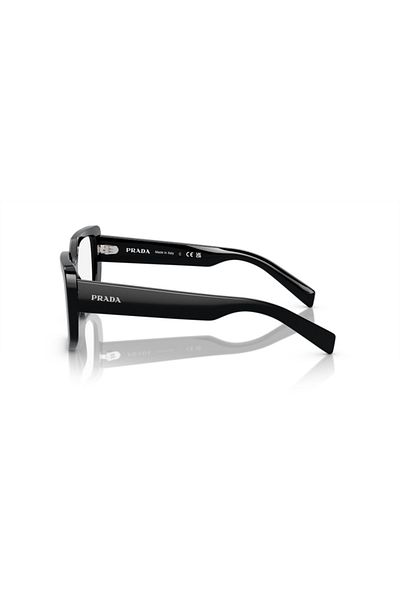 Prada Woman Irregular Eyeglasses- Pr A04v - Lense Size:52mm - Black