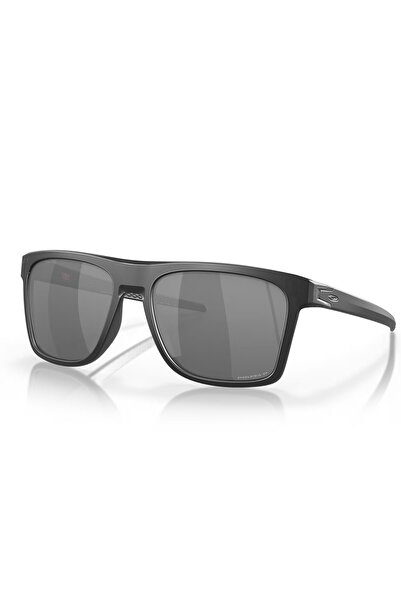 Oakley نظارات شمسية مستطيلة للرجال - Oo 9100 - مقاس العدسة: 57 مم - حبر أسود ...