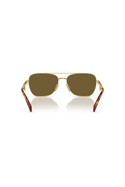 Prada Woman Pillow Sunglasses- Pr A50s - Lense Size:59mm - Gold