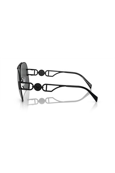 Versace Woman Pilot Sunglasses- Ve 2255 - Lense Size:63mm - Matte Black
