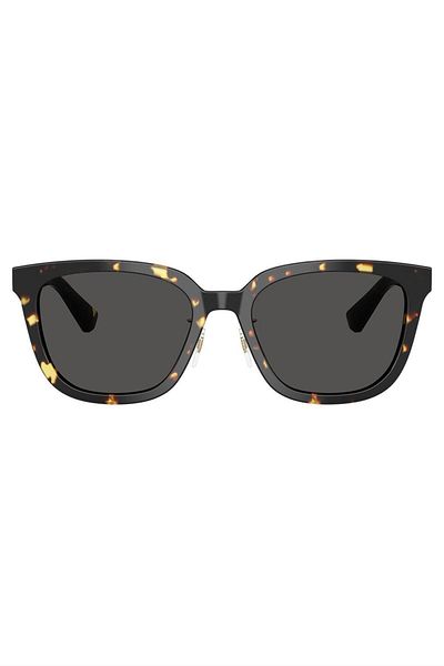 BURBERRY Woman Square Sunglasses- Be 4446d - Lense Size:57mm - Dark Havana