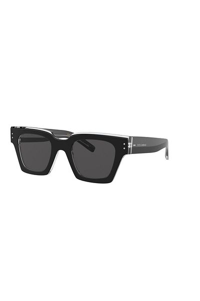 Dolce&Gabbana Dolce & Gabbana Man Square Sunglasses- Dg 4413 - Lense Size:48mm - Black/crystal