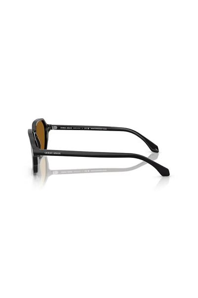 Giorgio Armani Man Square Sunglasses- Ar 8220 - Lense Size:52mm - Black