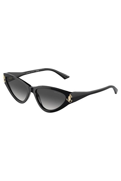 Jimmy Choo Jimmy Choo Women's Cat Eye Plastic Sunglasses Black Model S;JC;5019, 55, 5000, 8G