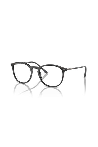 Giorgio Armani Man Phantos Eyeglasses- Ar 7125 - Lense Size:50mm - Striped Grey