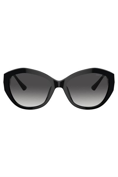 Jimmy Choo Woman Butterfly Sunglasses- Jc 5013u - Lense Size:55mm - Black