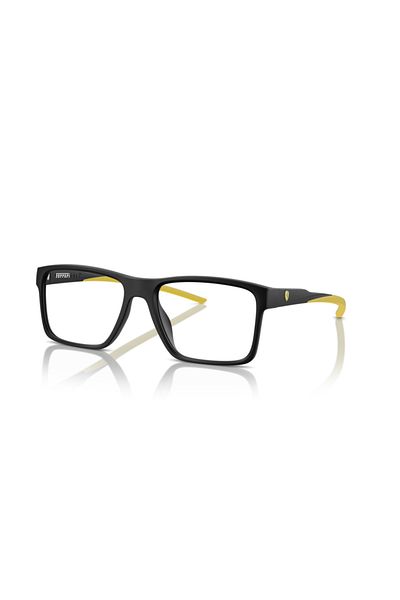Scuderia Ferrari Ferrari Scuderia Man Rectangular Eyeglasses- Fz 8007u - Lense Size:54mm - Matte Black