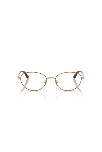 Jimmy Choo Woman Oval Eyeglasses- Jc 2009d - Lense Size:51mm - Pale Gold/biscuit