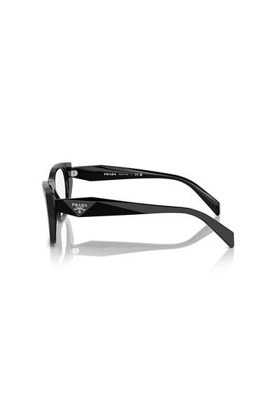 Prada Woman Irregular Eyeglasses- Pr A18v - Lense Size:50mm - Black