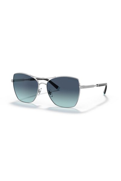 Vogue Tiffany Woman Square Sunglasses- Tf 3084 - Lense Size:59mm - Silver