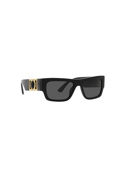 Versace Man Rectangle Sunglasses- Ve 4416u - Lense Size:53mm - Black