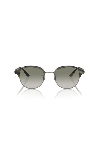 Giorgio Armani Man Phantos Sunglasses- Ar 8215 - Lense Size:52mm - Matte Green Horn