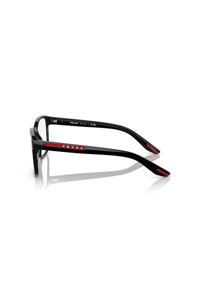 Prada Linea Rossa Man Square Eyeglasses- Ps 06pv - Lense Size:55mm - Black